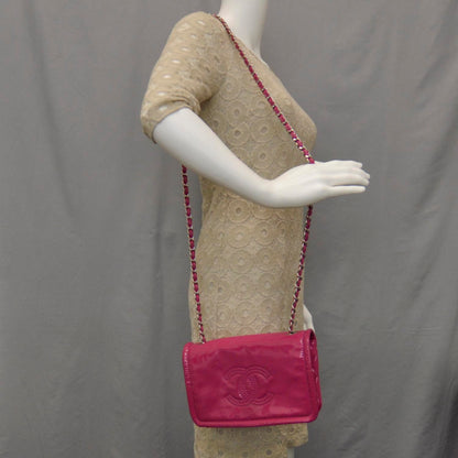 Chanel Vinyl Small Flap Pink 2 of 7