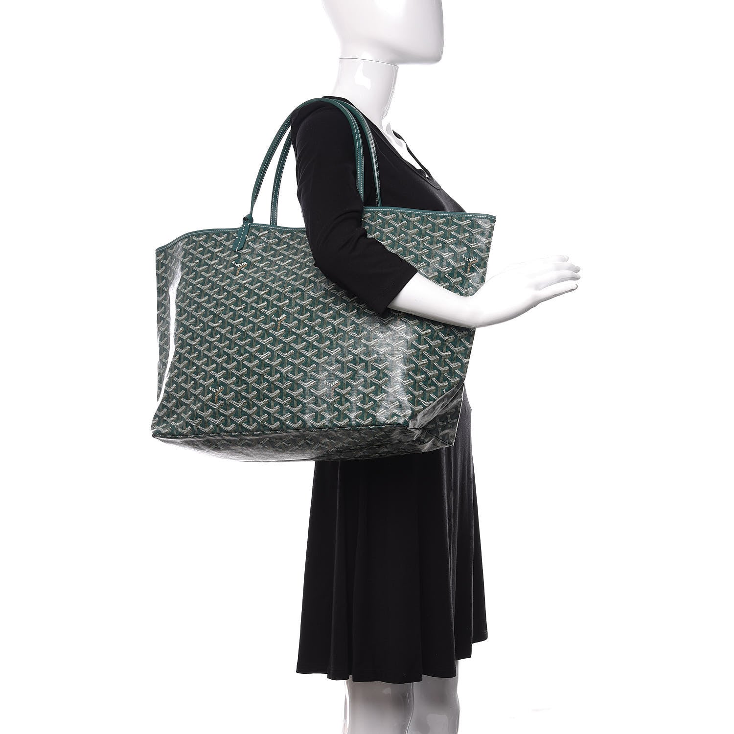 Goyard Goyardine Saint Louis GM Green 2 of 8
