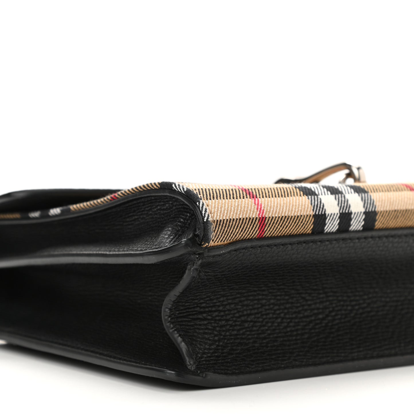 Derby Calfskin Vintage Check Small Macken Crossbody Bag Black