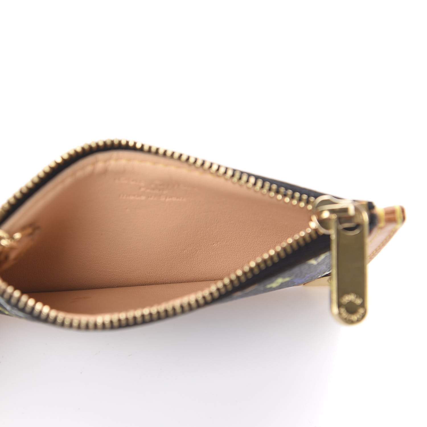 Louis Vuitton Monogram Multicolor Key Pouch Black 4 of 5