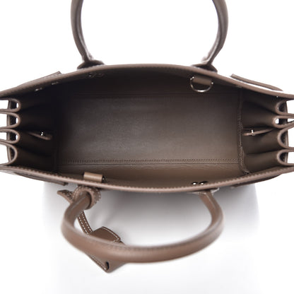 Saint Laurent Grained Calfskin Topstich Baby Sac De Jour Taupe 6 of 8