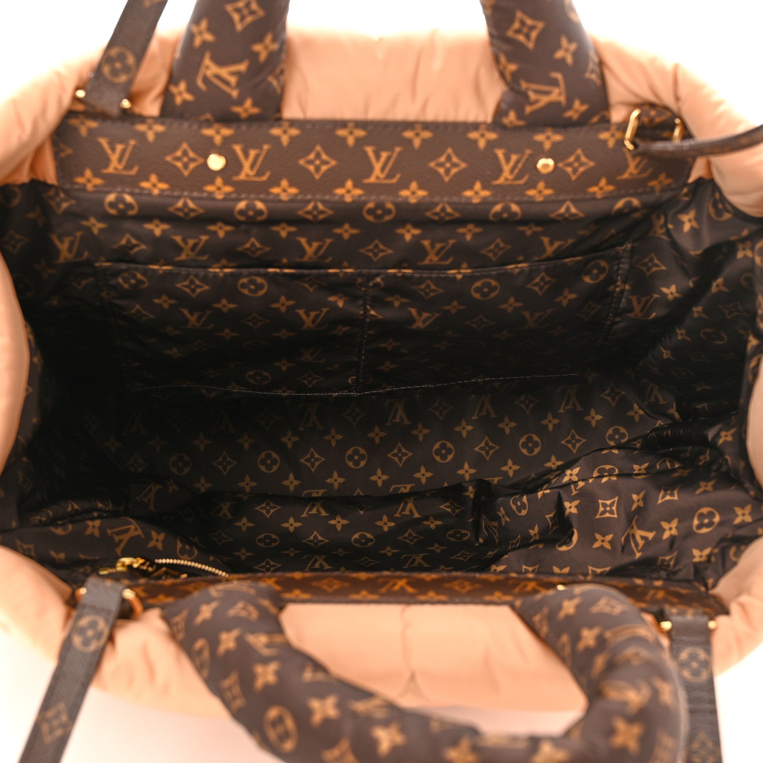 Louis Vuitton Econyl Monogram Pillow Giant Onthego GM Beige 5 of 9