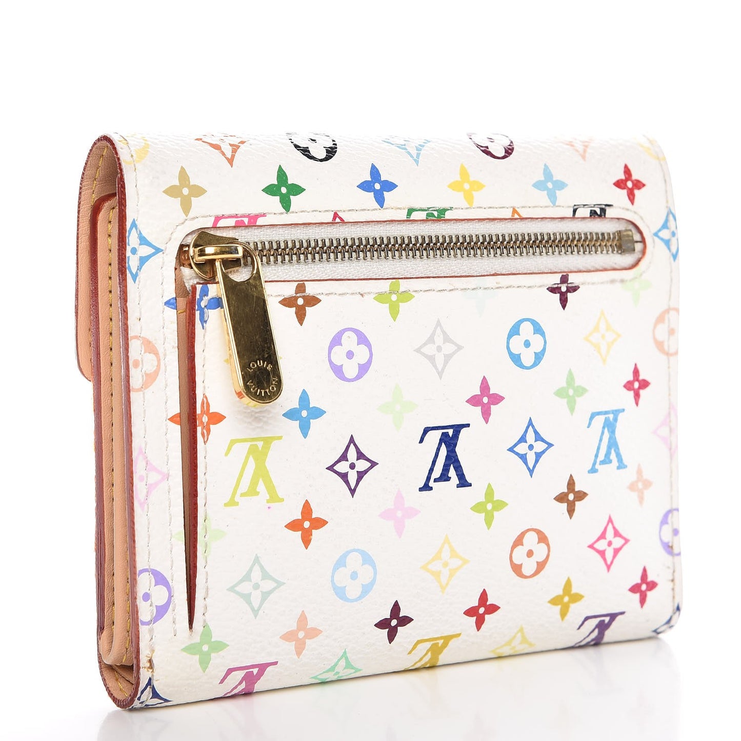 Monogram Multicolor Koala Wallet White
