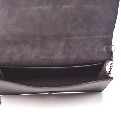 Christian Dior Ultra Matte Calfskin Cannage Lady Dior Clutch Black 5 of 11