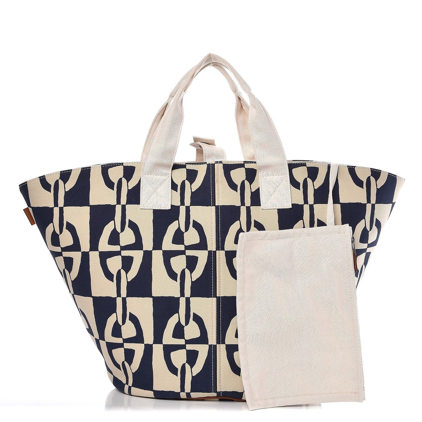 Canvas Chain De Ancre Beach Tote Navy