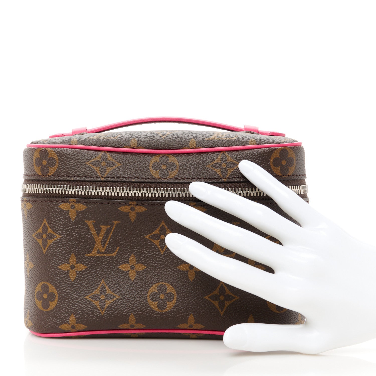 Louis Vuitton Monogram Macassar Nice Mini Pondichery Pink 2 of 8