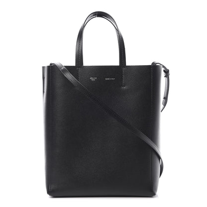 Celine Grained Calfskin Small Vertical Cabas Black 1 of 13