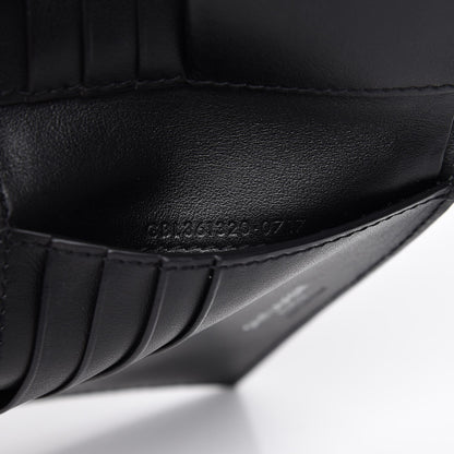 Saint Laurent Calfskin Patch Bifold Wallet Black 7 of 7