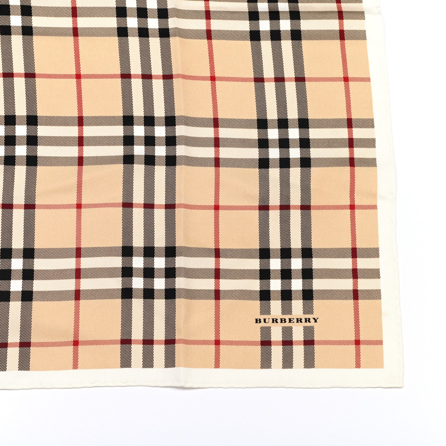 Burberry Silk House Check Triangle Scarf 2 of 4
