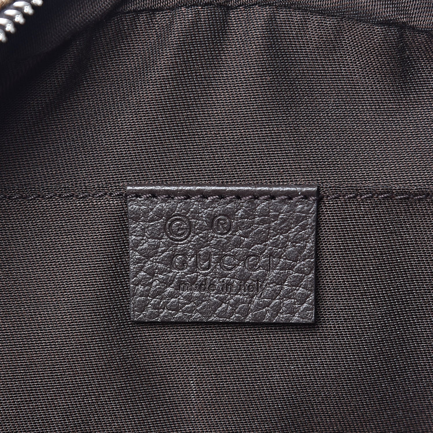 Gucci Monogram Belt Bag Dark Brown 6 of 10