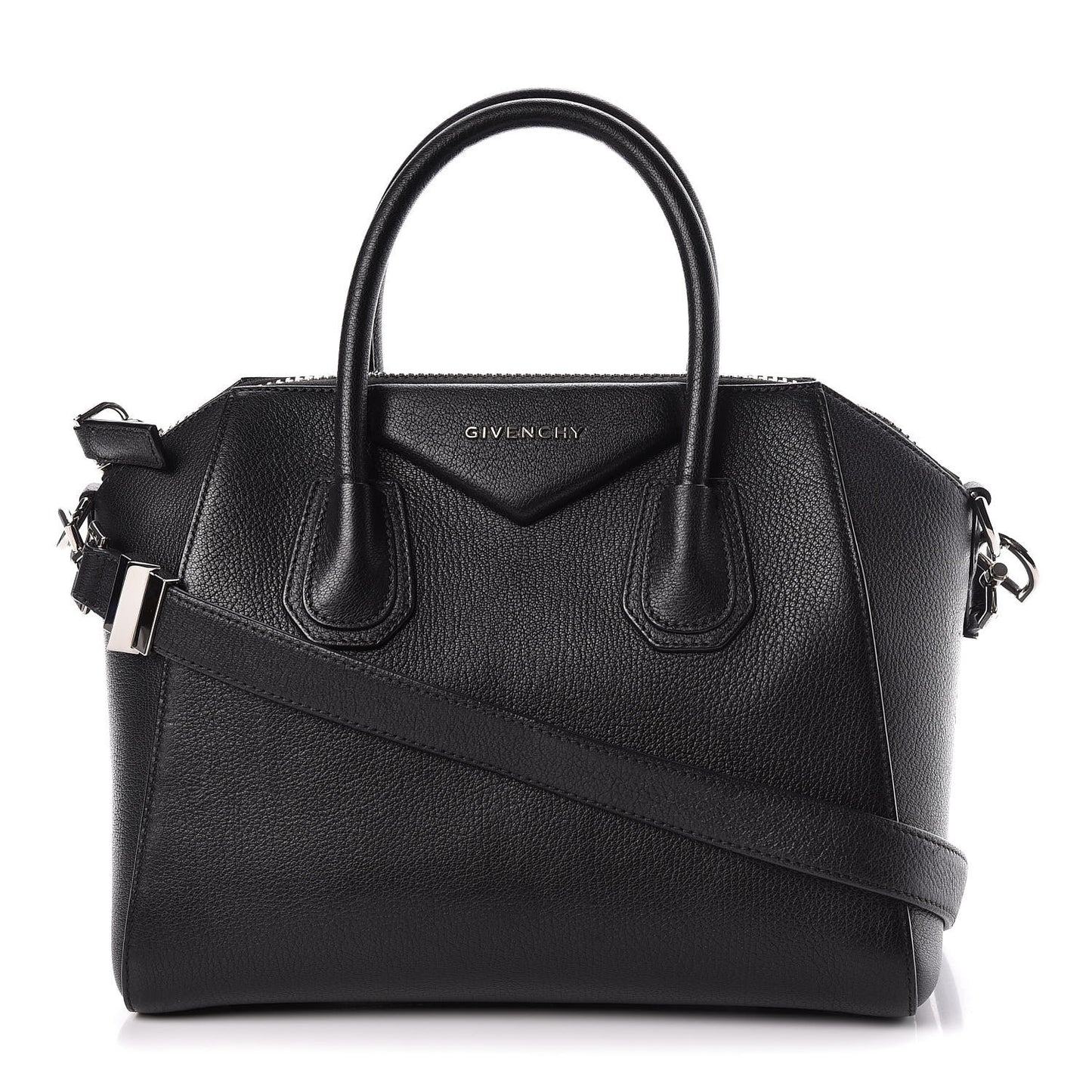 Sugar Goatskin Small Antigona Black