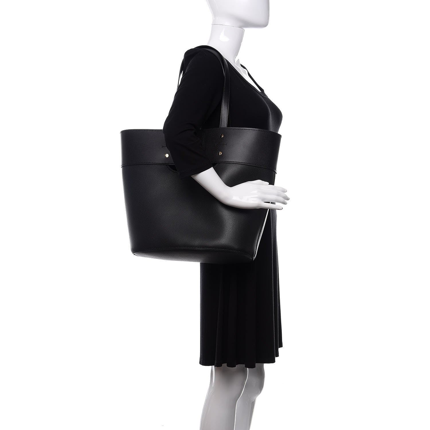 Chloe Smooth Grained Calfskin Medium Aby Tote Black 2 of 10
