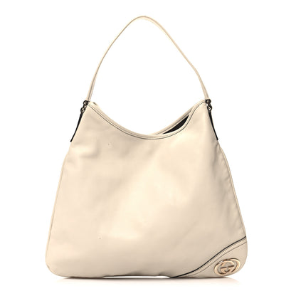 Gucci Calfskin Medium New Britt Hobo Off White 1 of 13