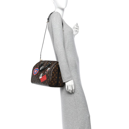 Louis Vuitton Monogram My World Tour Speedy Bandouliere 30 Black 2 of 10