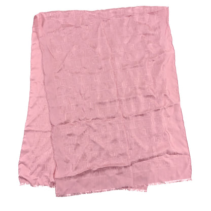 Fendi Silk FF Scarf Pink 2 of 3