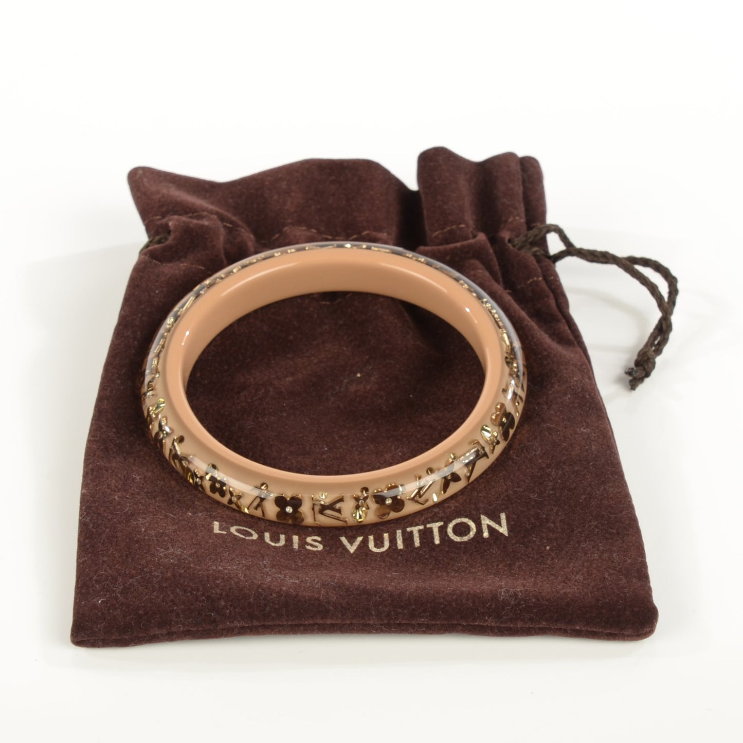 Resin Swarovski PM Inclusion Bracelet M Beige