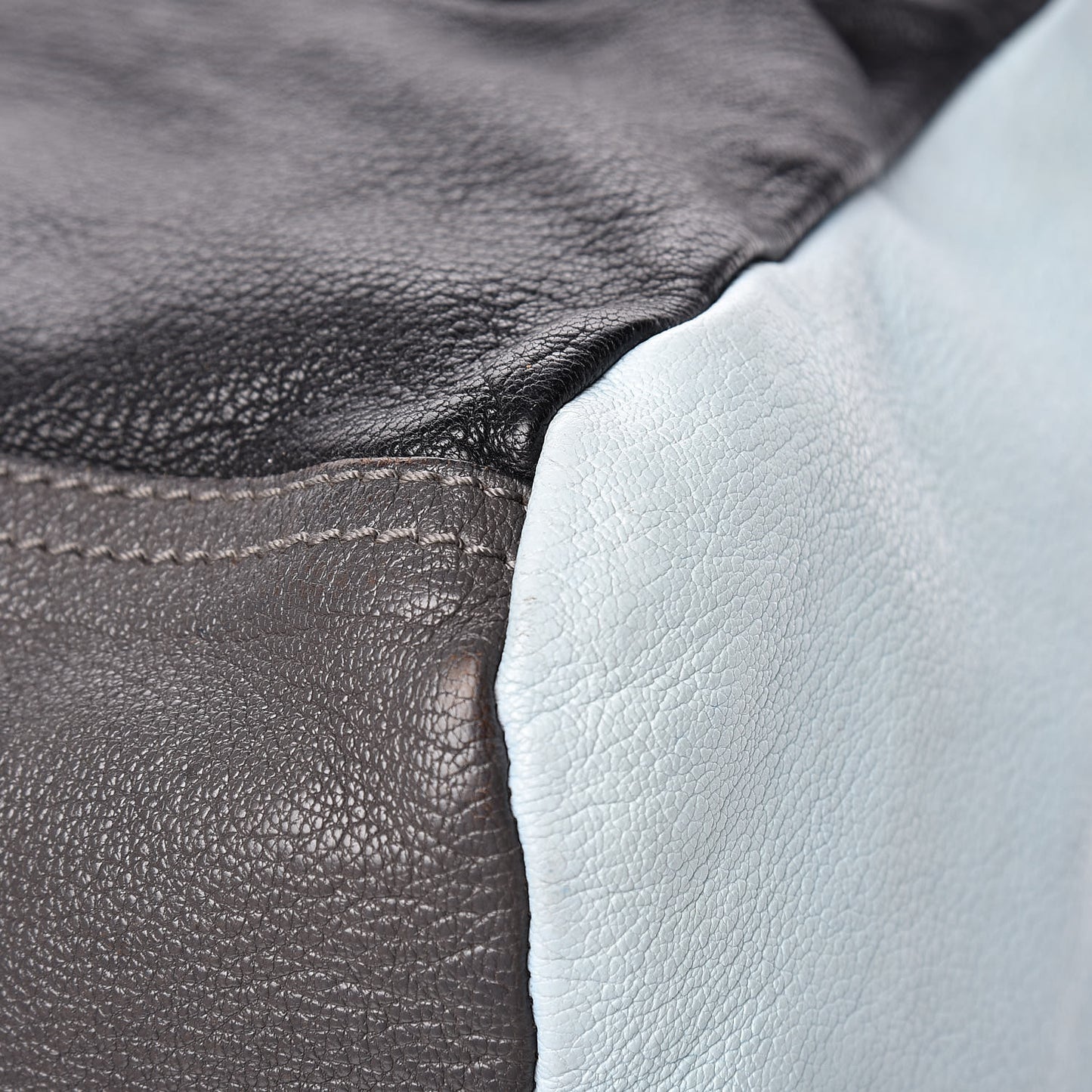 Sugar Goatskin Colorblock Medium Pandora Grey