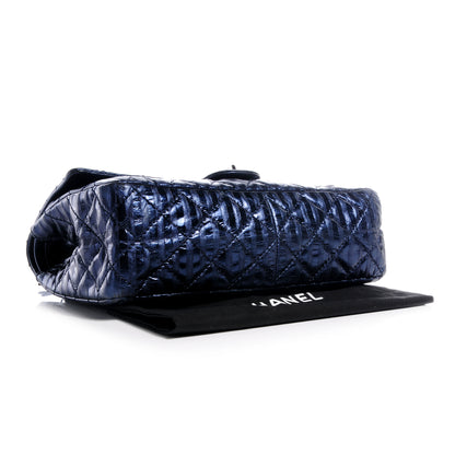 Chanel Metallic Striped 2.55 Reissue 226 Flap Blue 4 of 7