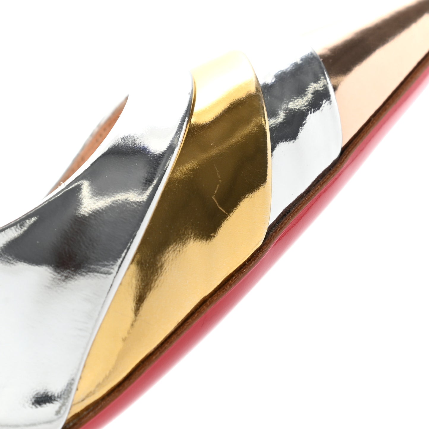 Nappa Patent Veau Mirror Eklectica 120 Pumps 37 Silver