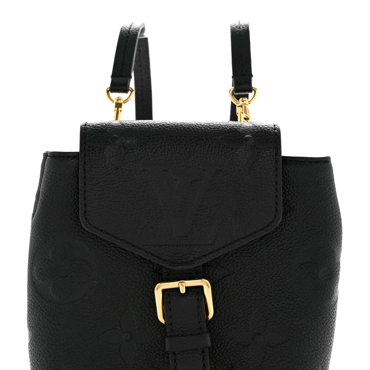 Empreinte Monogram Giant Tiny Backpack Black