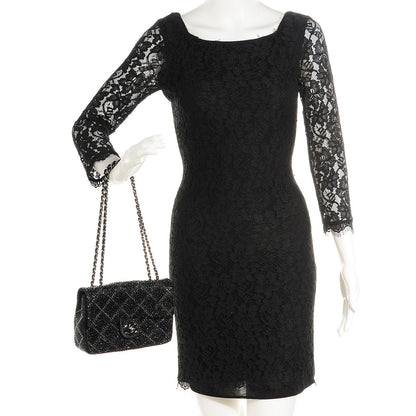 Chanel Strass Small Single Flap Black 9 of 9