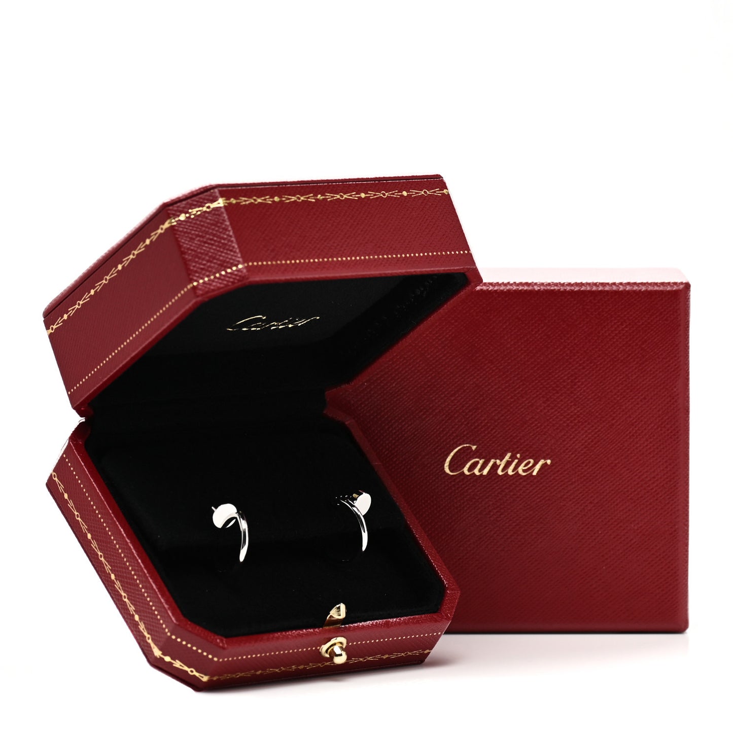 18K White Gold Juste Un Clou Hoop Earrings
