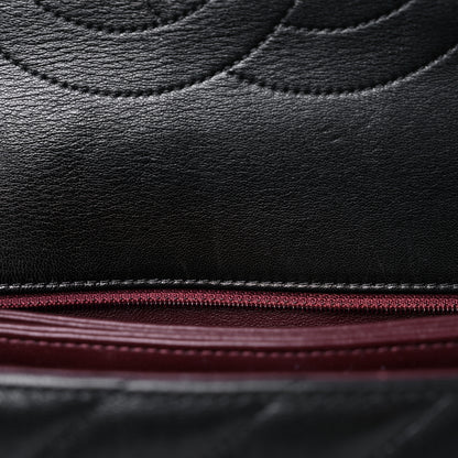 Chanel Lambskin Quilted Jumbo Coco Vintage Flap Black 15 of 22