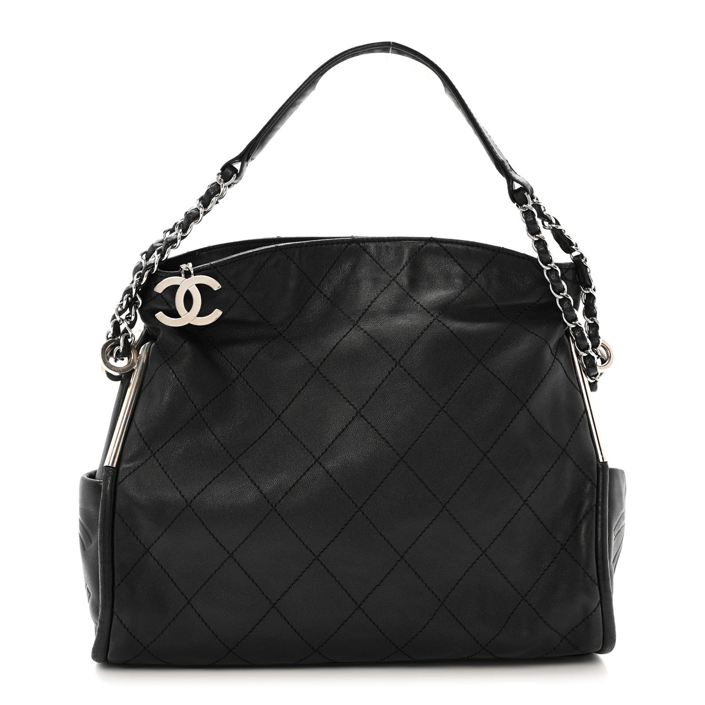 Lambskin Ultimate Soft Hobo Black