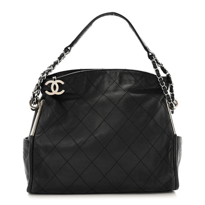 Chanel Lambskin Ultimate Soft Hobo Black 1 of 11
