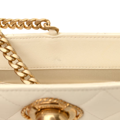 Chanel Lambskin Quilted Evening By The Sea Clutch White 11 of 12