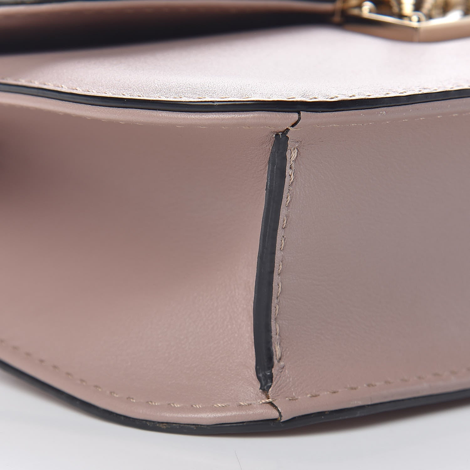 Valentino Garavani Vitello Small Glam Lock Rockstud Flap Poudre 9 of 12