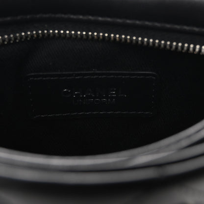 Chanel Lambskin Quilted Crossbody Bag Black 6 of 9