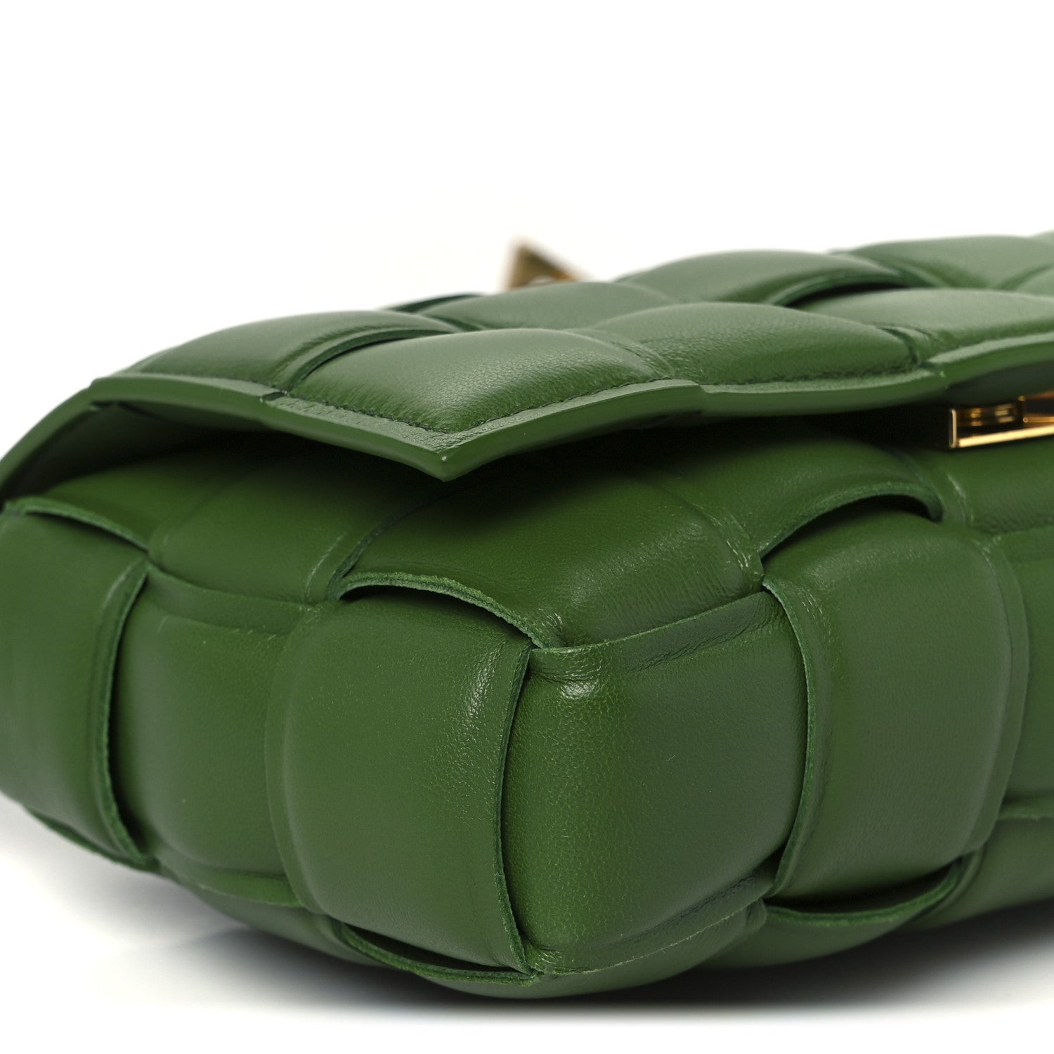 Bottega Veneta Nappa Maxi Intrecciato Padded Small Cassette Crossbody Bag Avocado 11 of 12