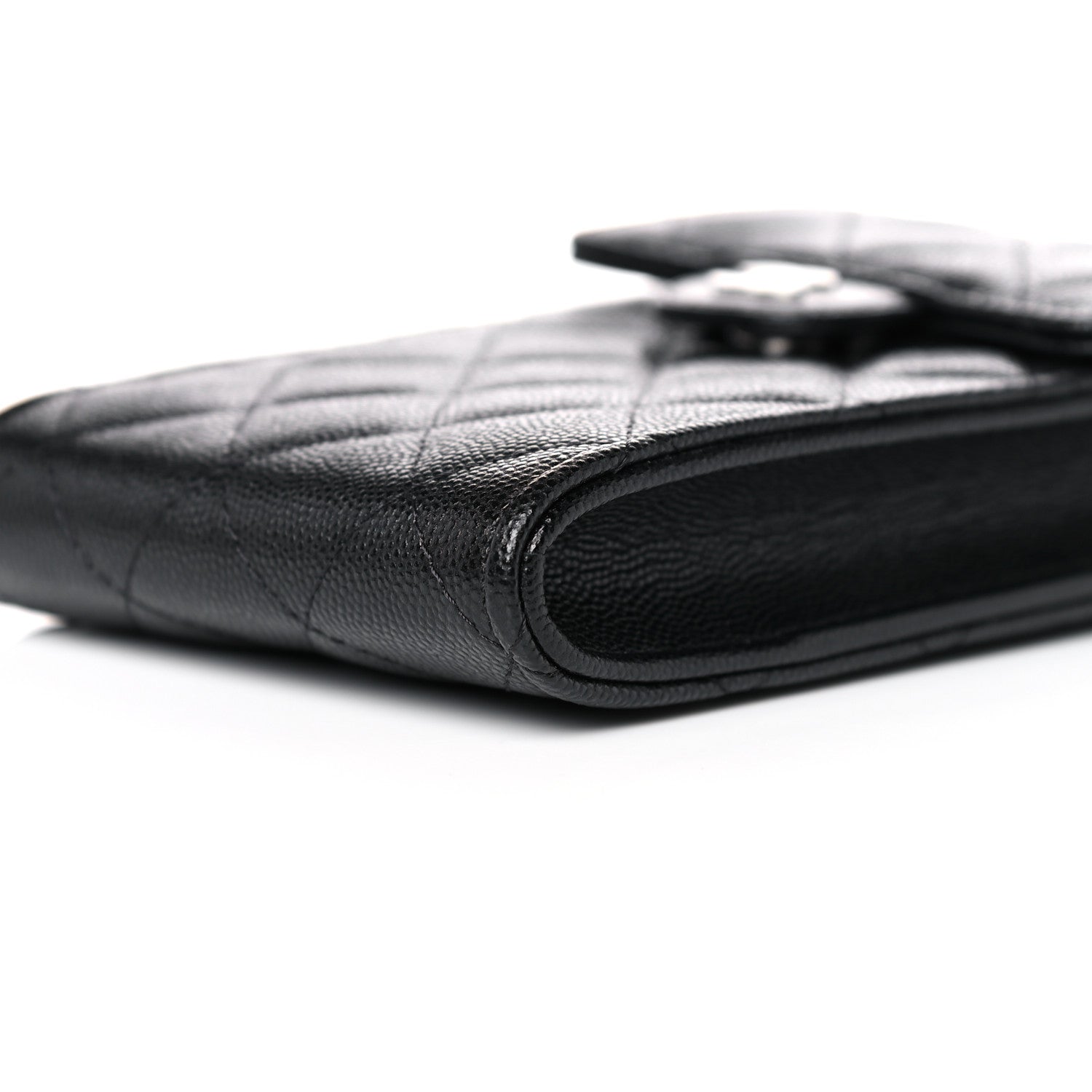 Chanel Caviar Quilted Classic Phone Holder Black 10 of 11