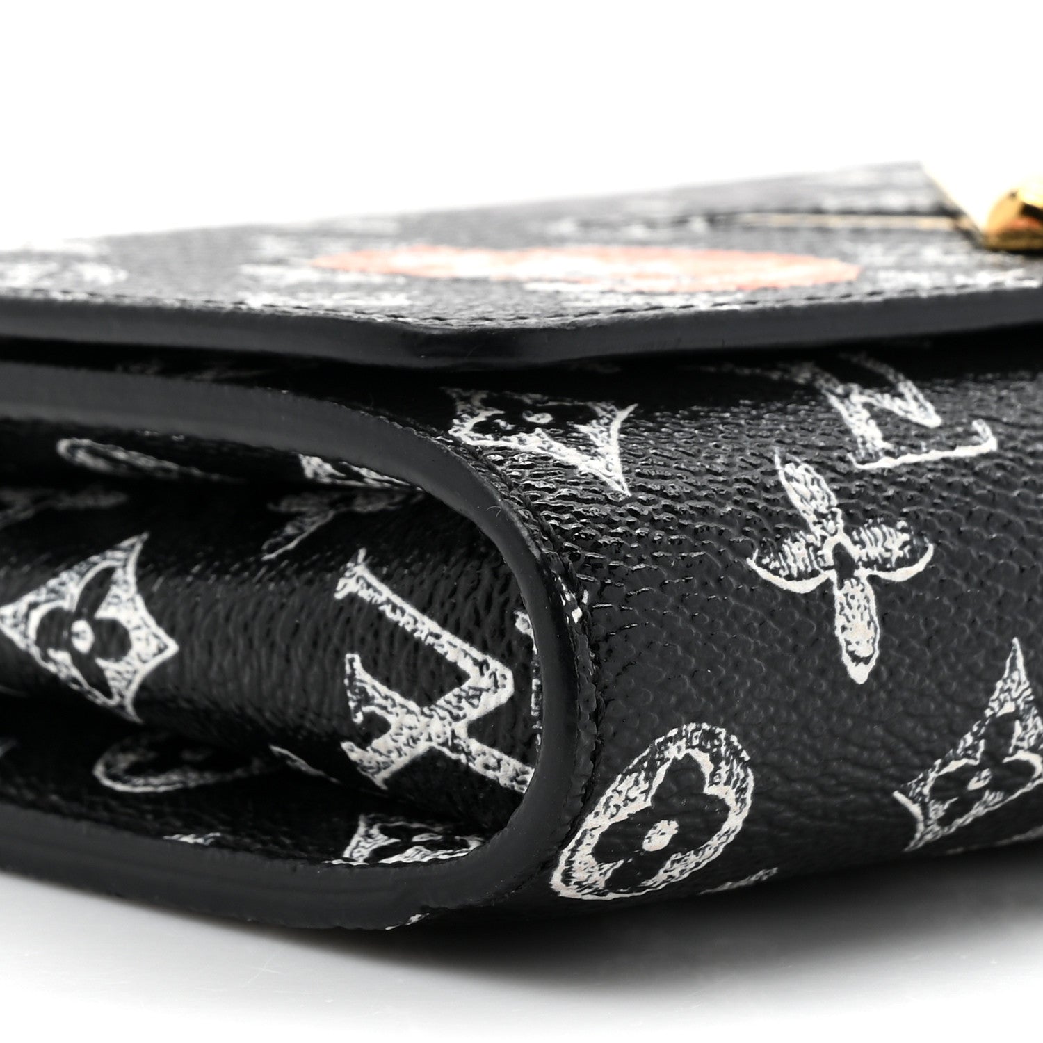 Louis Vuitton Catogram Twist Chain Wallet Black 9 of 12