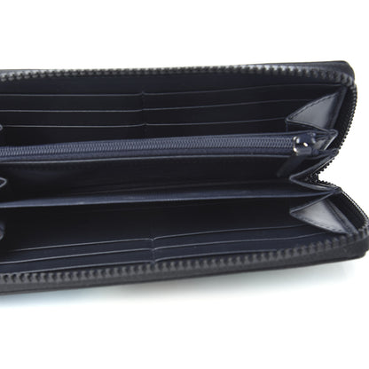 Gucci GG Supreme Monogram Blooms Zip Around Wallet Blue 5 of 8