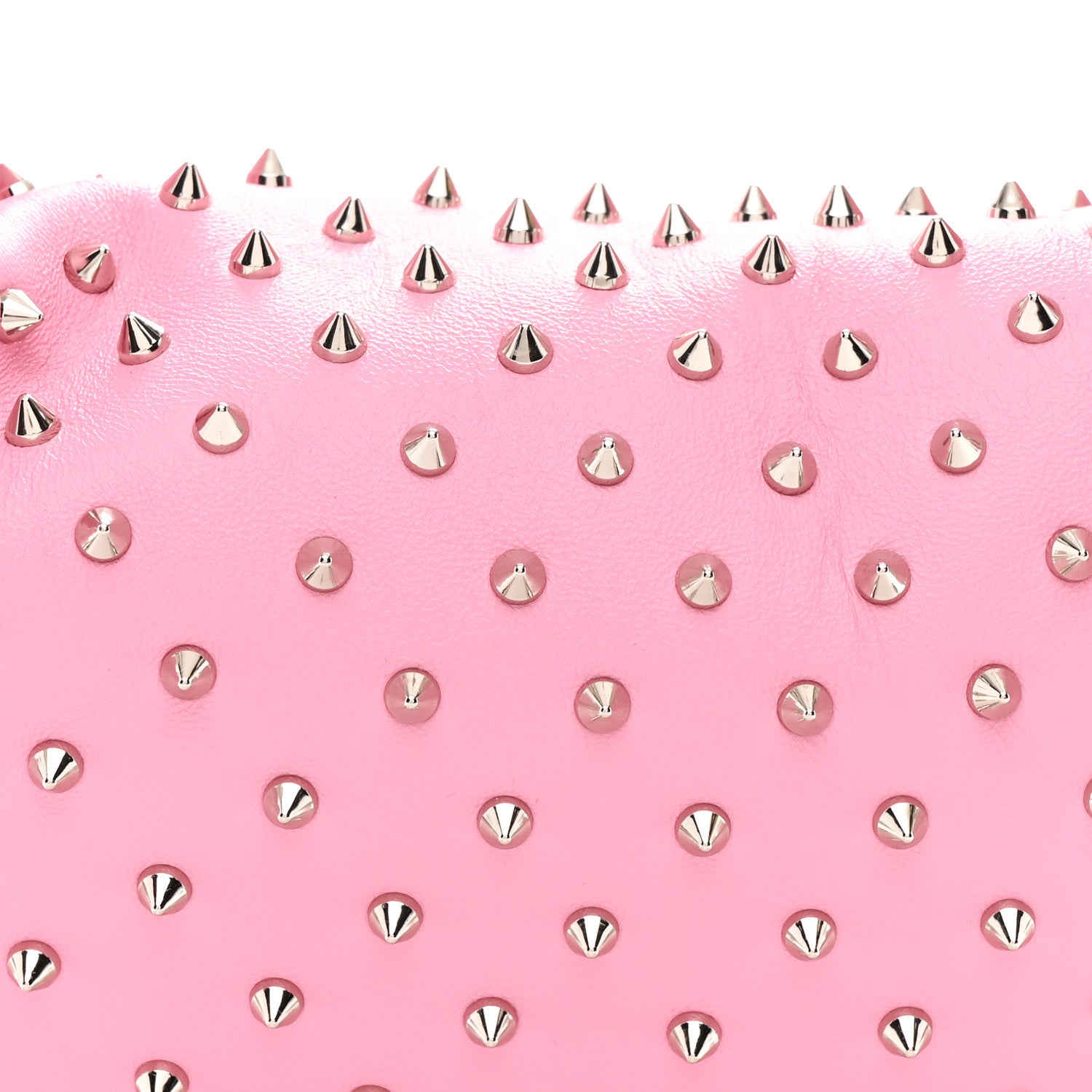 Christian Louboutin Calfskin Studded Le 54 Shoulder Bag Calipso 8 of 11