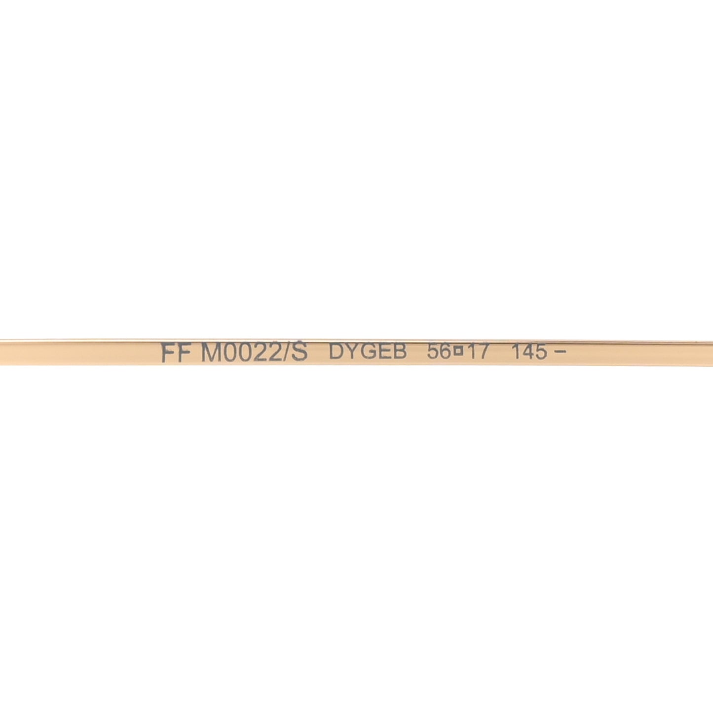Metal Aviator Sunglasses FFM0022/S Yellow