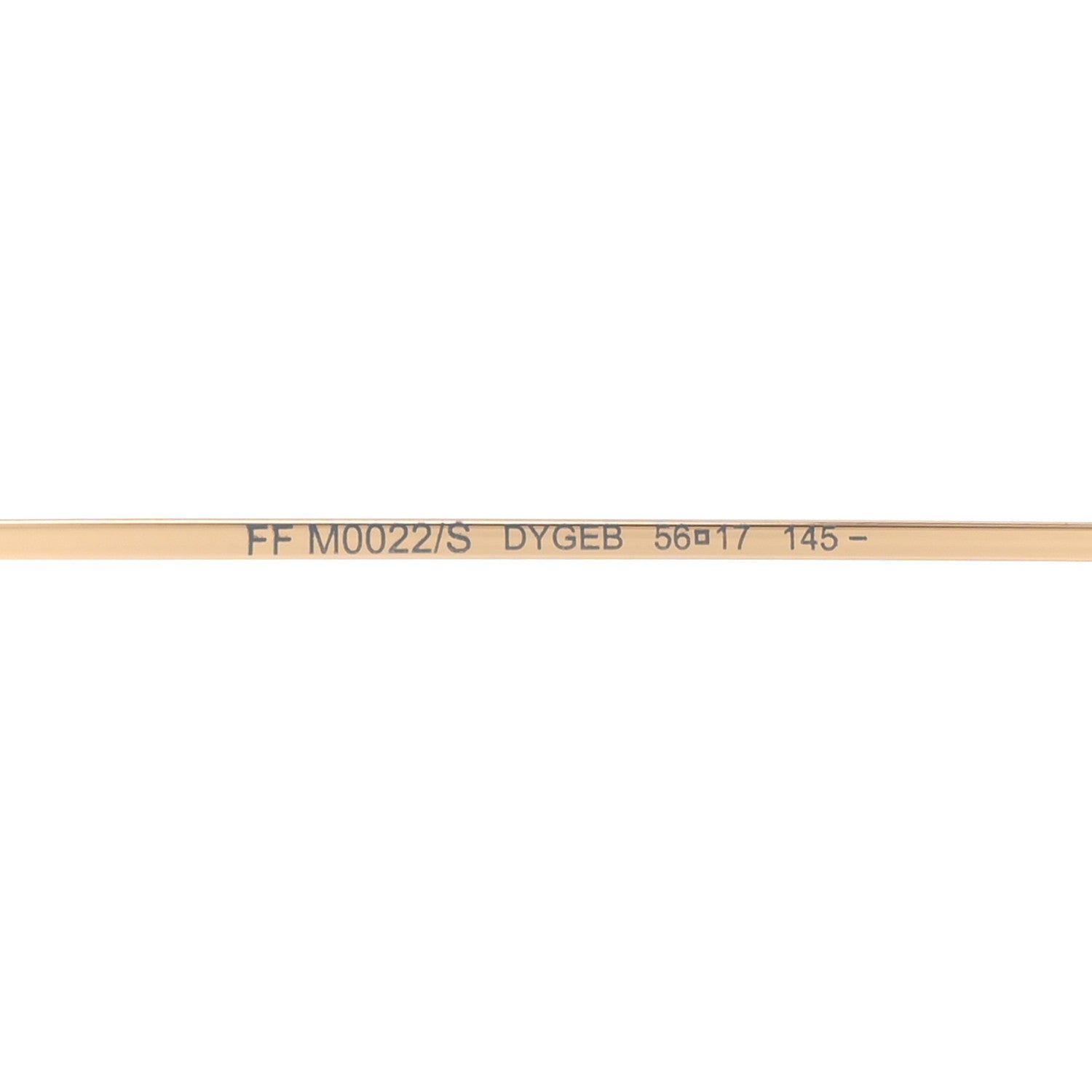 Fendi Metal Aviator Sunglasses FFM0022/S Yellow 6 of 8