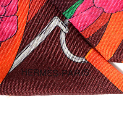 Hermes Silk Grand Manege Twilly 5 of 6