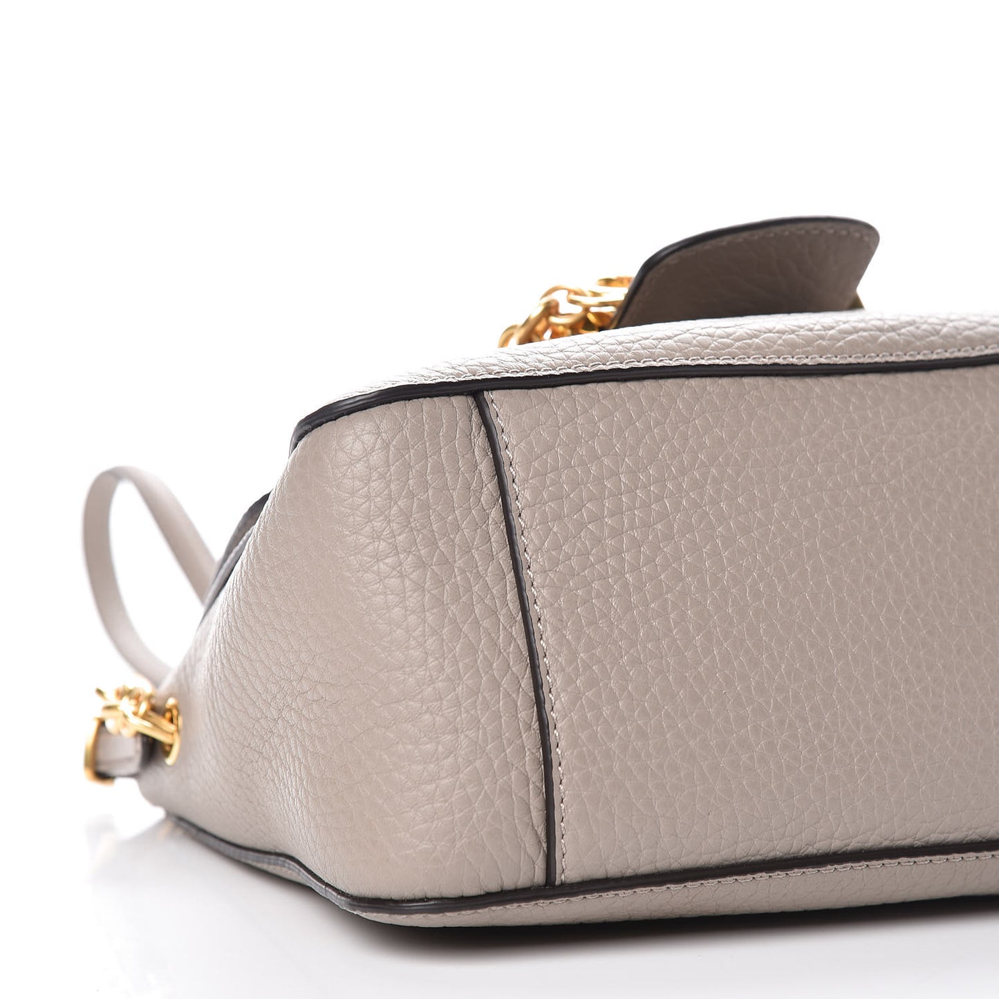 Heavy Grain Calfskin Mini Keeley Solid Grey