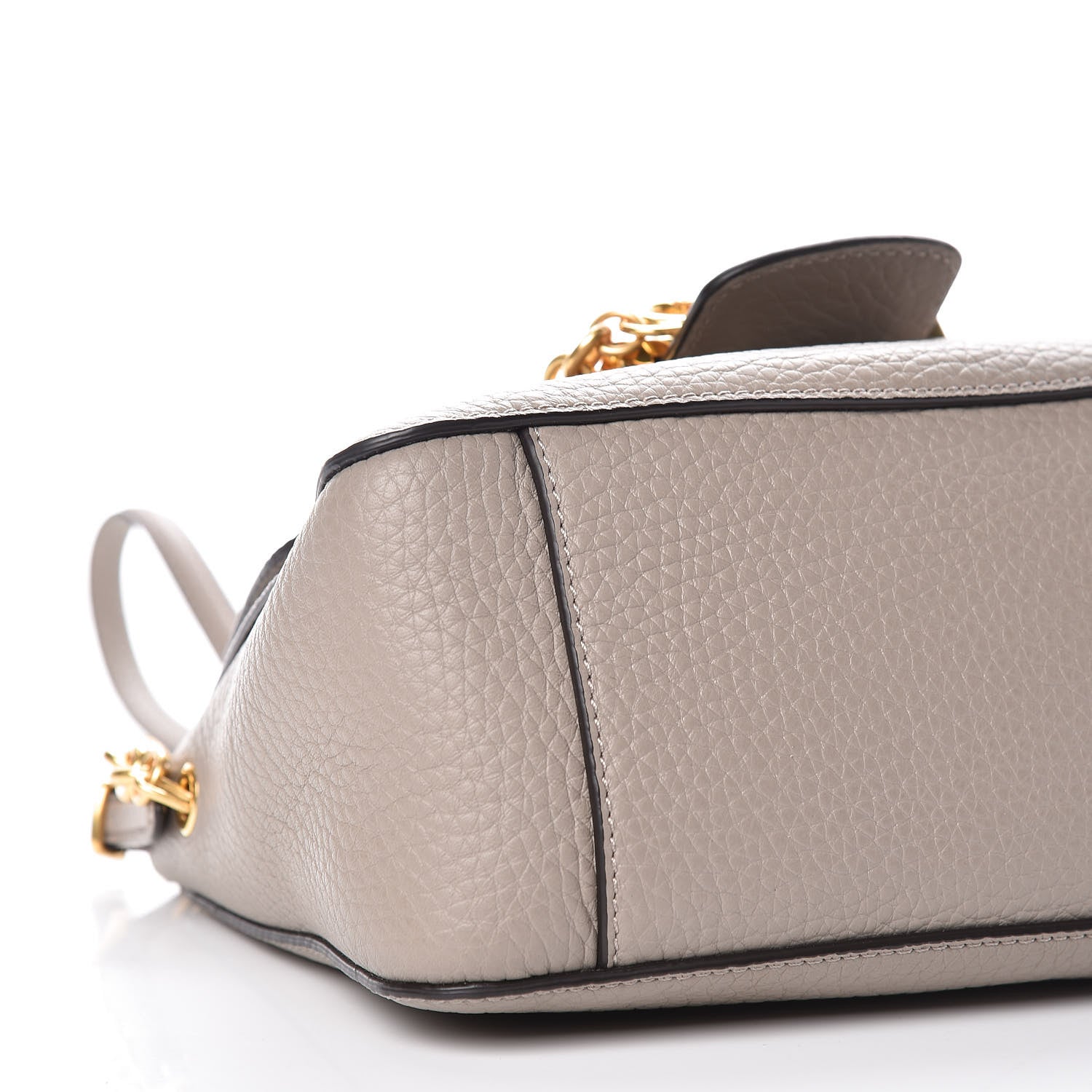 Mulberry Heavy Grain Calfskin Mini Keeley Solid Grey 8 of 9