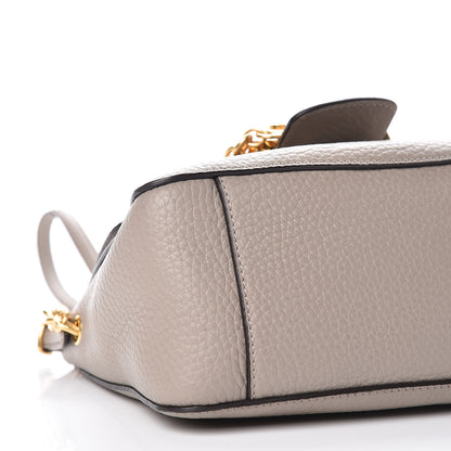 Mulberry Heavy Grain Calfskin Mini Keeley Solid Grey 8 of 9