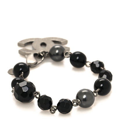Chanel Ruthenium Bead CC Bracelet Black 3 of 5