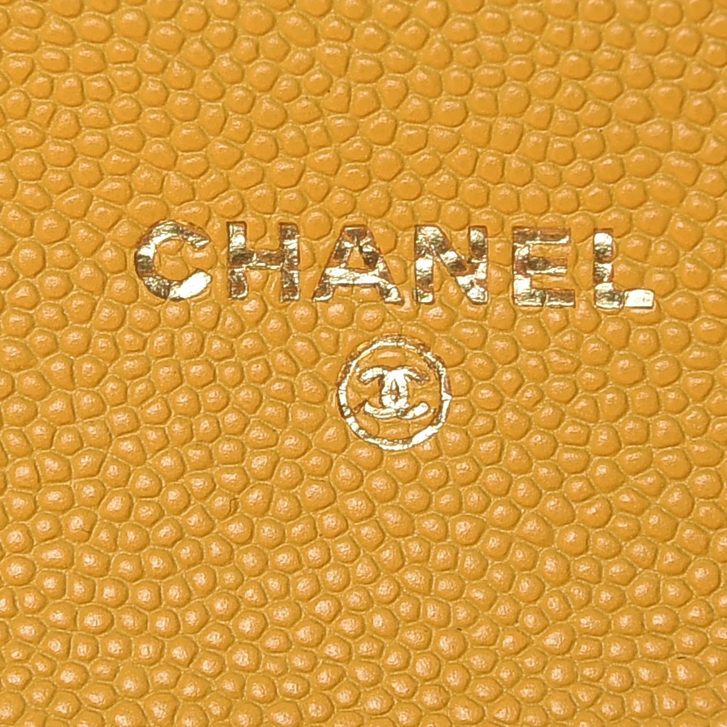 Chanel Caviar Quilted Flap Card Holder Yellow 6 of 9
