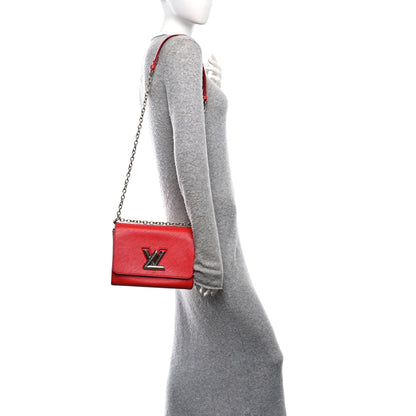 Louis Vuitton Epi Twist Shoulder Bag MM Coquelicot 2 of 9