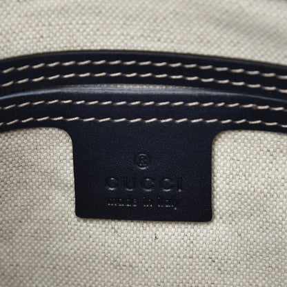 Gucci GG Supreme Monogram Small Flat Messenger Bag Navy 6 of 8
