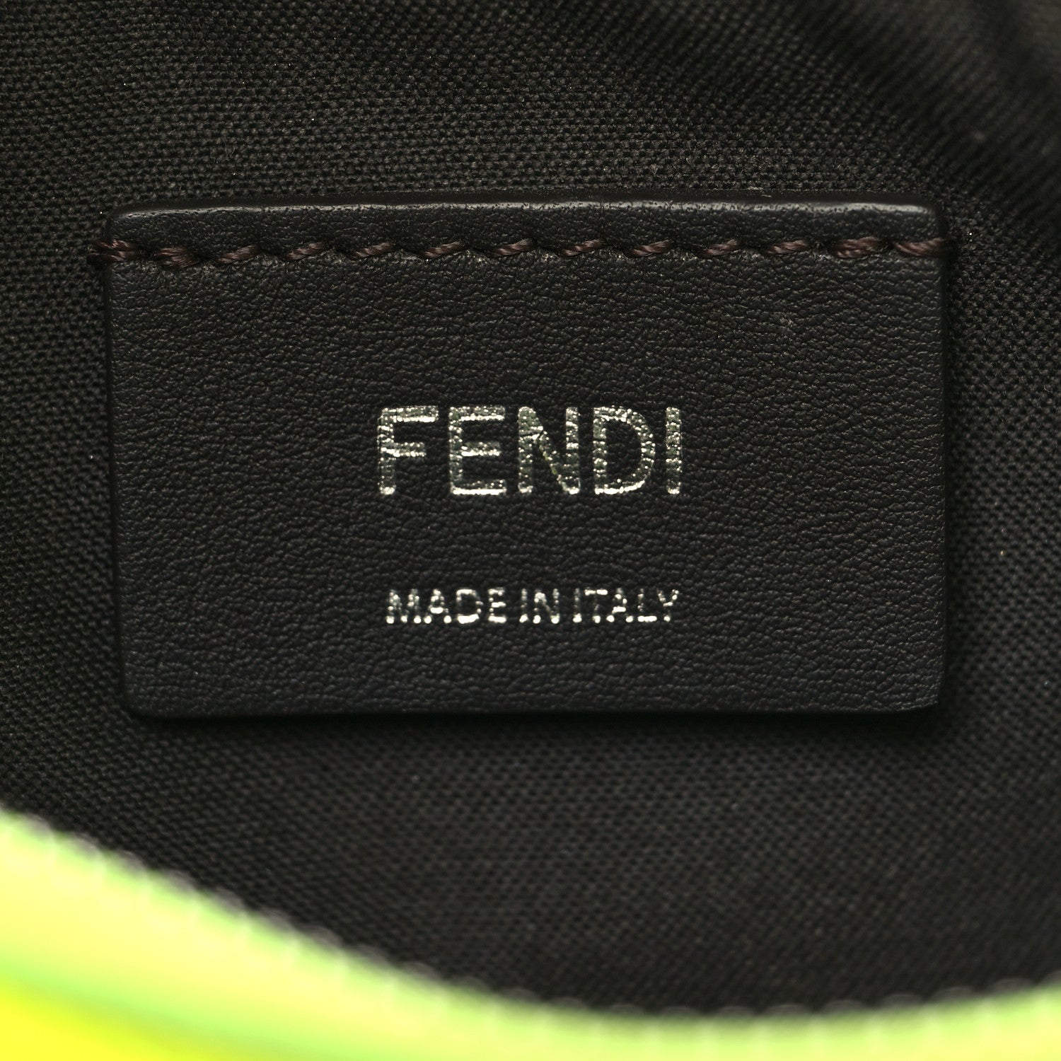 Fendi Vitello Grace Matte Small Fendigraphy Hobo Bag Neon Yellow 6 of 11