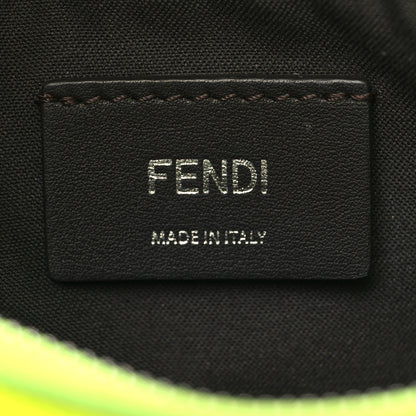Fendi Vitello Grace Matte Small Fendigraphy Hobo Bag Neon Yellow 6 of 11