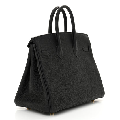 Hermes Togo Birkin 25 Black 3 of 15